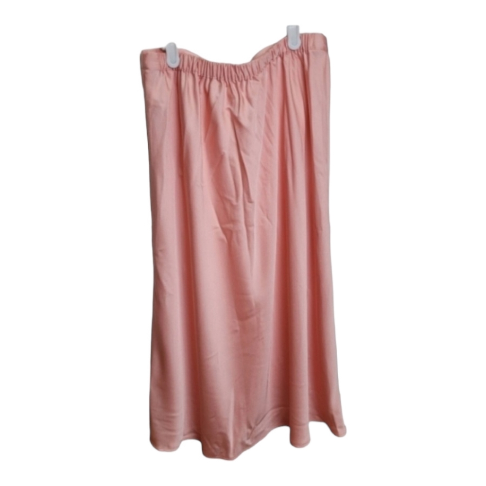 J. Crew Women's 90's Vintage satin slip skirt midi coral pink xs - Picture 4 of 15